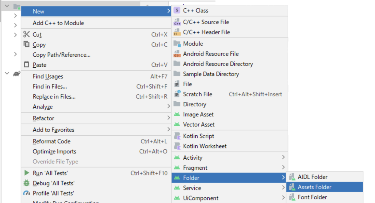 Assets Folder
