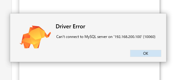 Cant Connect